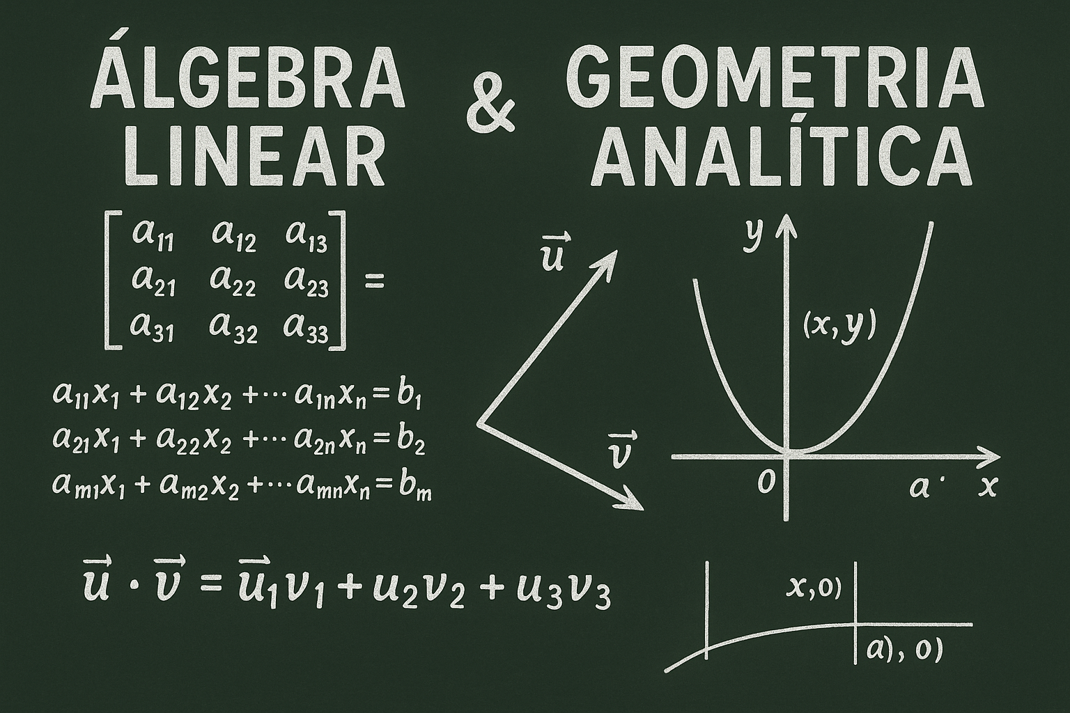 Course Image Álgebra Linear e Geometria Analítica