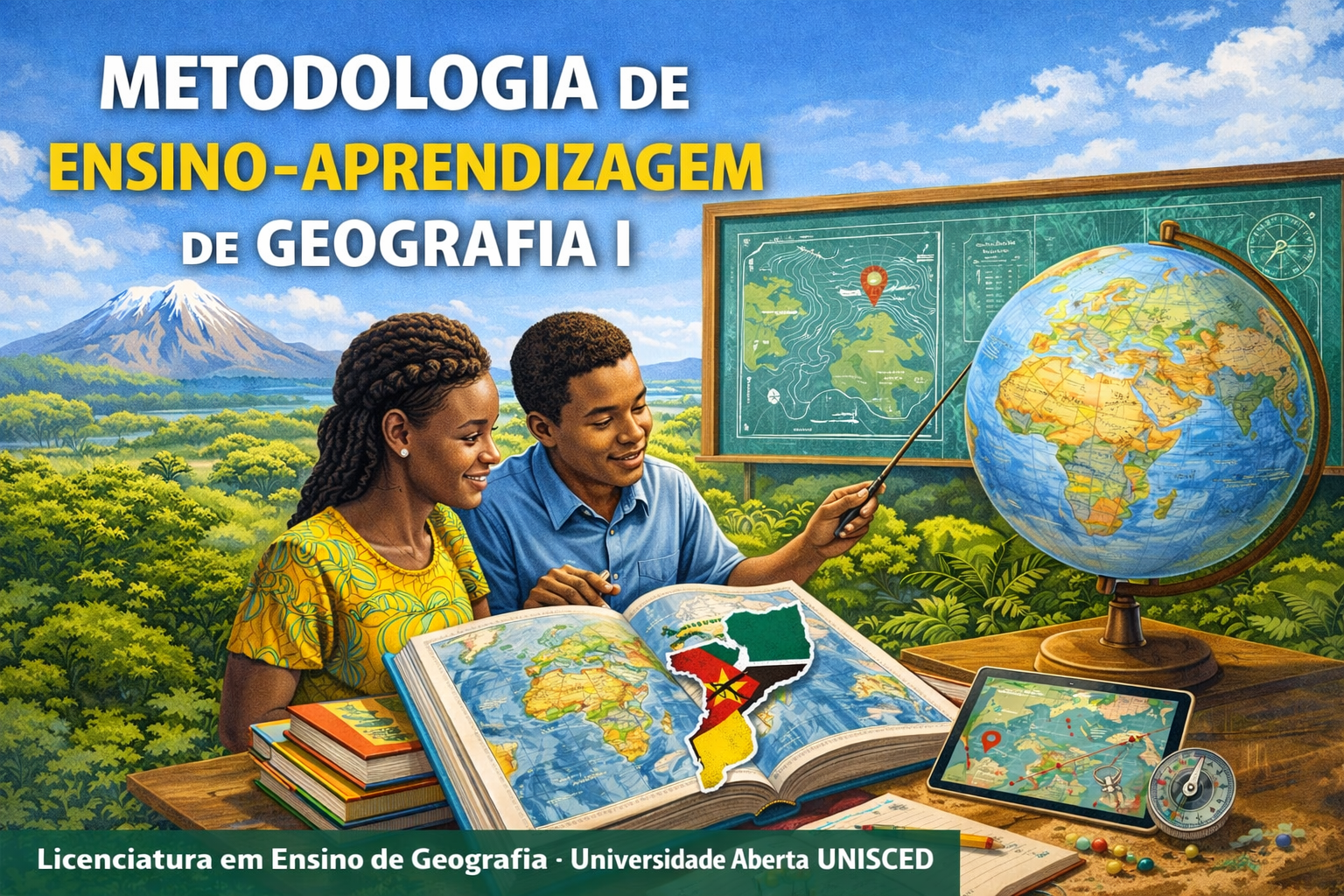 Course Image Metodologia de ensino - aprendizagem de Geografia I 